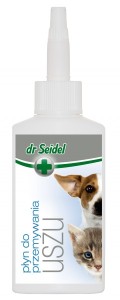 DR SEIDEL Płyn do przemywania uszu dla psów i kotów