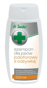 DR SEIDEL Szampon dla psów jodoforowy z odżywką