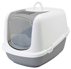 SAVIC Toaleta dla kota NESTOR JUMBO -SZARA