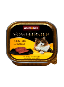 ANIMONDA Vom Feinsten Senior - drób mokra karma dla starszych kotów 100g