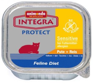 ANIMONDA Integra Sensitive Indyk z ryżem mokra karma dla kotów 100g