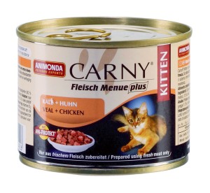 ANIMONDA Carny Kitten - cielęcina z kurą karma dla kociąt 200g