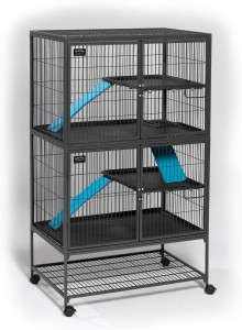 MidWest FERRET NATION Podwójna klatka na kółkach dla fretek 91x63x158cm