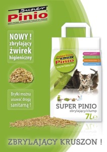 PINIO Żwirek Kruszon zbrylający dla kota 7l