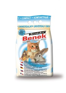 BENEK Żwirek Uniwersalny Compact dla kota 5l