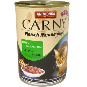ANIMONDA Carny Adult - indyk i królik mokra karma dla kotów 400g