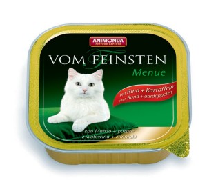 ANIMONDA Vom Feinsten Menue - wołowina i ziemniaki mokra karma dla kotów 100g