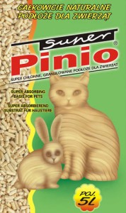 PINIO Żwirek drewniany dla kota 35l