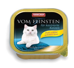 ANIMONDA Vom Feinsten Castrated Cats - indyk i ser mokra karma dla kotów 100g