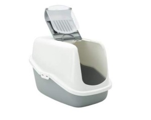 SAVIC Toaleta dla kota NESTOR - szara