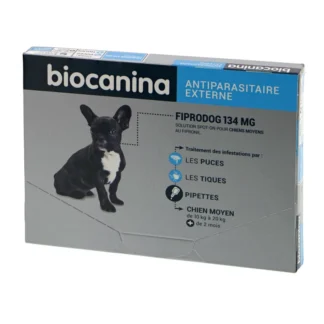 Biocanina Fiprodog 134mg Chiens Moyens 3X1,34ml