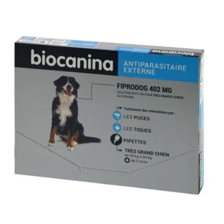 Biocanina Fiprodog 402mg Très Grands Chiens 40-60kg 3X4,02ml