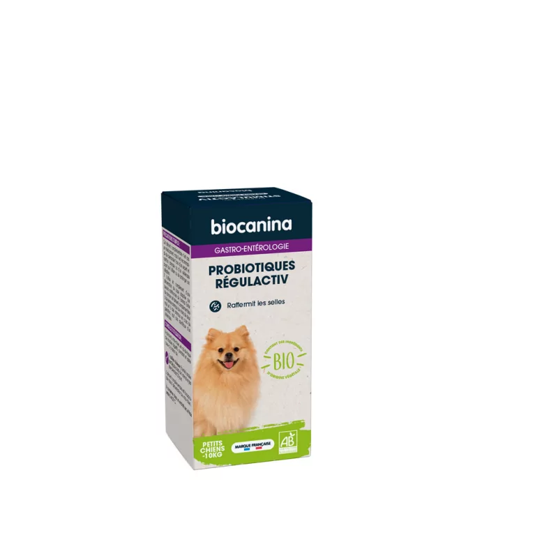Biocanina Probiotiques Régulactiv Petits Chiens 35g