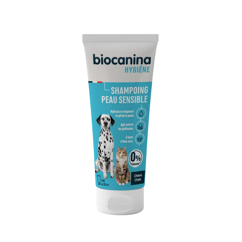 Biocanina Shampooing Peau Sensible Chiens et Chats 200ml