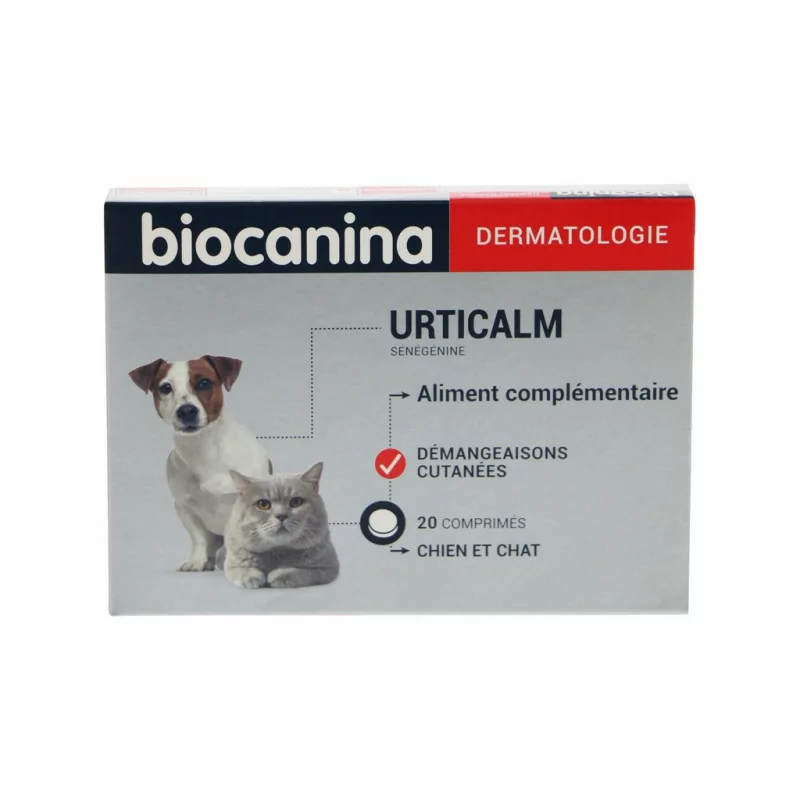 Biocanina Urticalm Chiens et Chats 20 comprimés