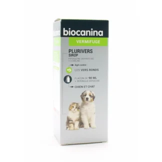 Biocanina Vermifuge Plurivers Sirop Chien et Chat 90ml