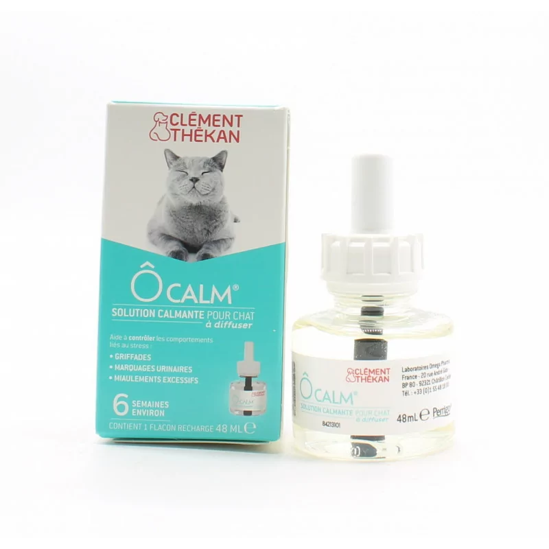 Clément Thékan ÔCalm Solution Calmante pour Chat à Diffuser 48ml