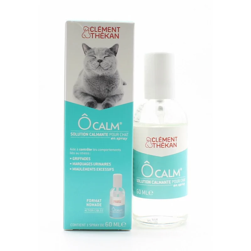 Clément Thékan ÔCalm Solution Calmante pour Chat Spray 60ml