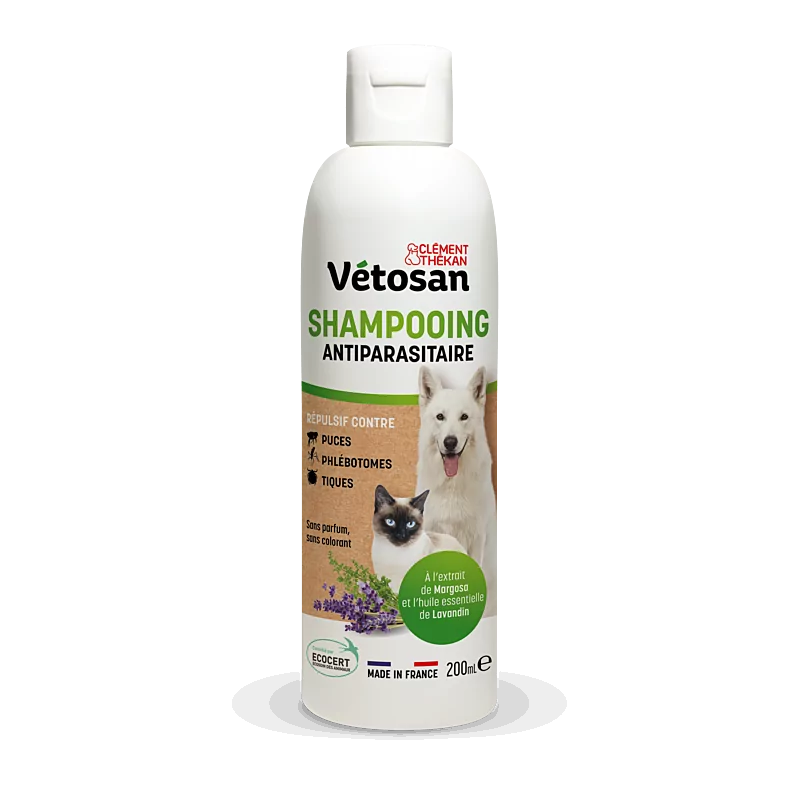 Clément Thékan Vétosan Shampooing Antiparasitaire 200ml