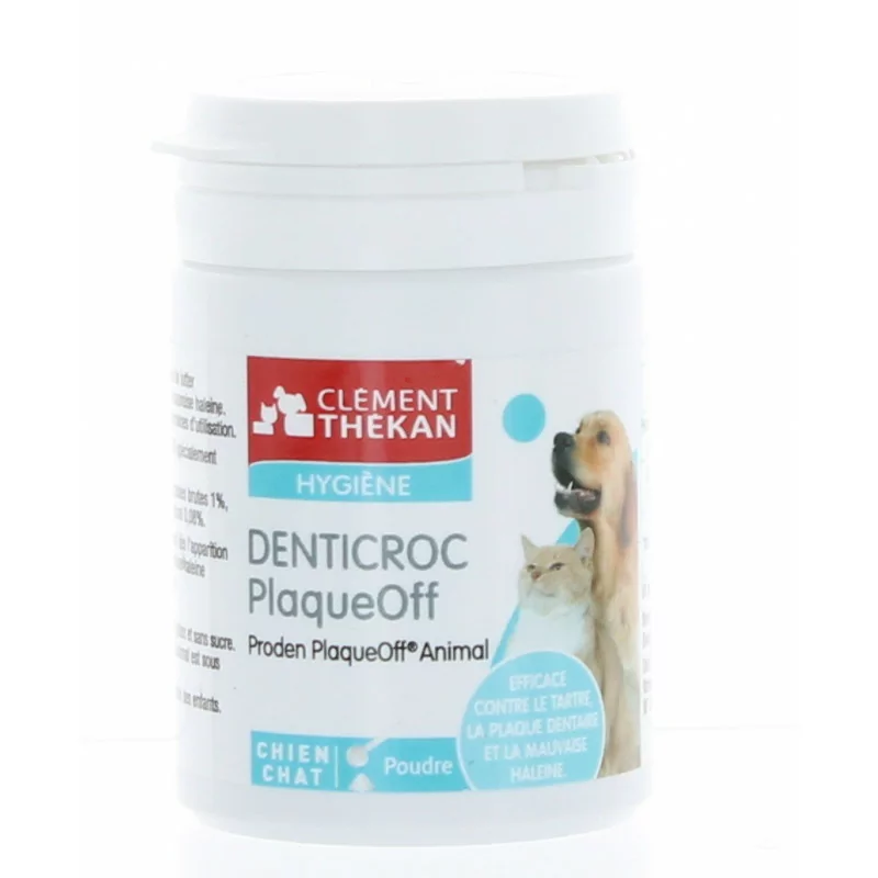 Denticroc Plaque-Off Chien et Chat Clément Thékan 40 g