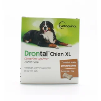Drontal Chien XL Vermifuge 2 comprimés