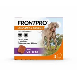 Frontpro Chiens 25-50kg 3 comprimés à croquer