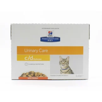 Hill's Prescription Diet Urinary Care c/d Multicare Poulet Chat 12X85g