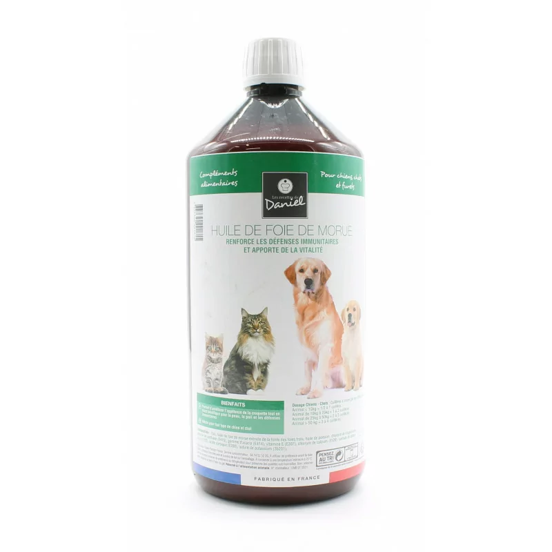 Les Recettes de Daniel Huile de Foie de Morue 1L