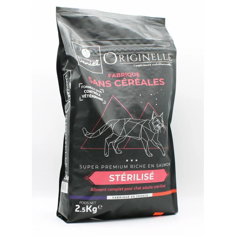 Les Recettes de Daniel Originelle Sans Céréales Saumon Chat Stérilisé 2,5kg