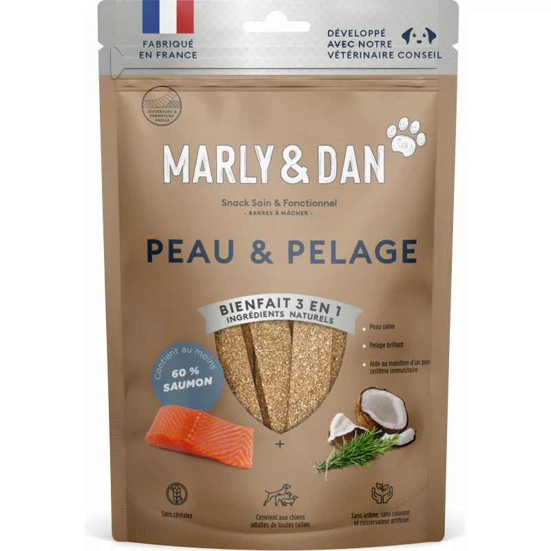 Marly & Dan Peau et Pelage Friandises 80g