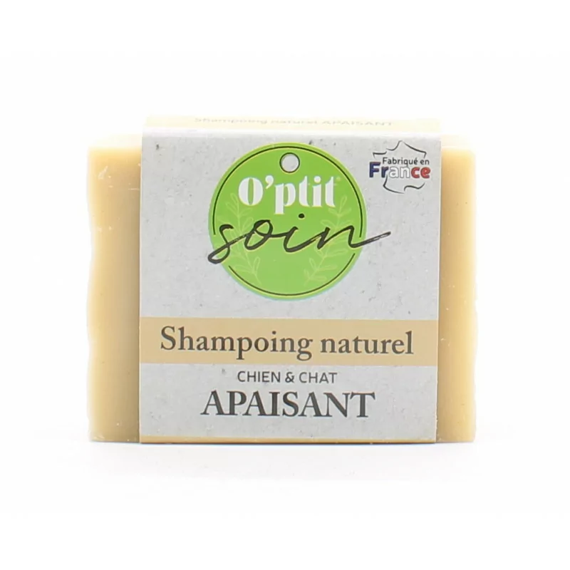 O'ptit Soin Shampooing Naturel Apaisant Chien et Chat 100g