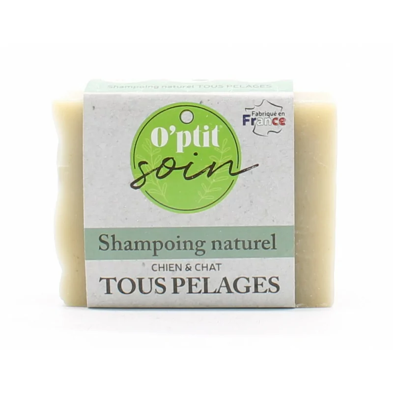 O'ptit Soin Shampooing Naturel Tout Pelage Chien et Chat 100g