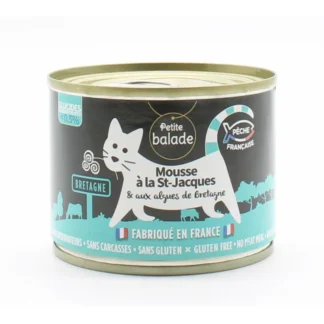 Petite Balade Mousse à la St-Jacques Chat 200g