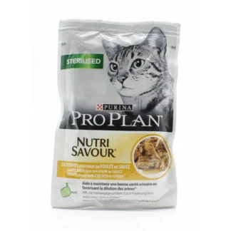 Purina ProPlan Sterilised NutriSavour Poulet en Sauce 85g