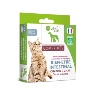 Up Véto Bio Bien-être Intestinal Chaton & Chat 10 comprimés