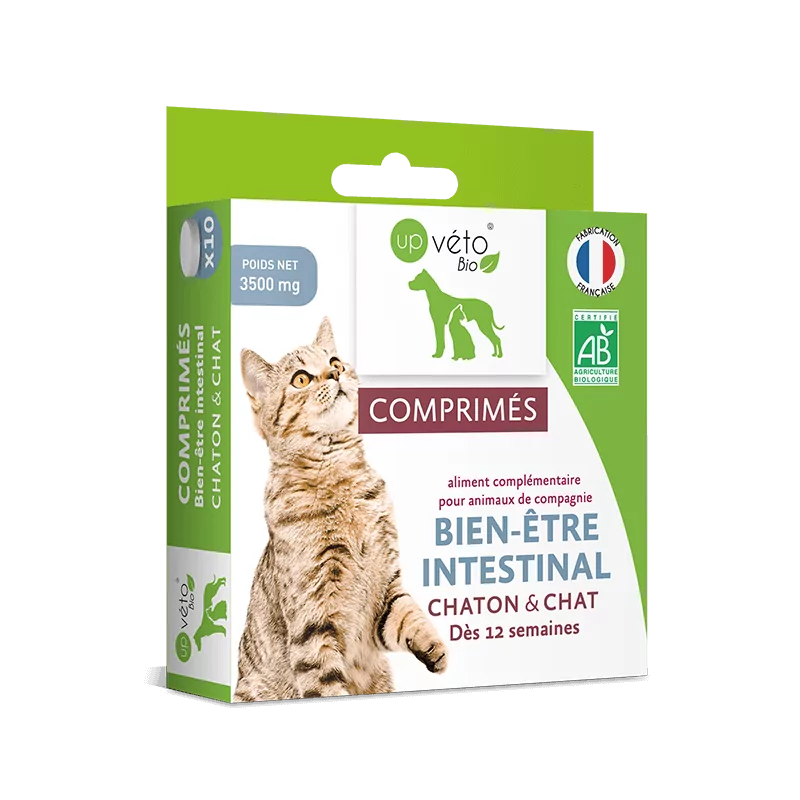 Up Véto Bio Bien-être Intestinal Chaton & Chat 10 comprimés