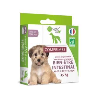 Up Véto Bio Bien-être Intestinal Chiot & Petit Chien 10 comprimés