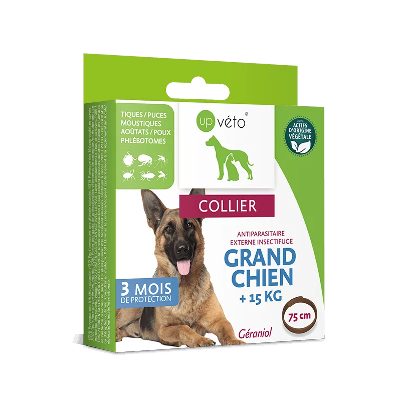Up Véto Collier Grand Chien +15kg 75cm