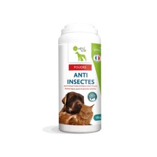 Up Véto Bio Poudre Anti Insectes Chien & Chat 100g