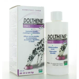 Vermifuge Dolthene Chien L 33-66kg 100 ml