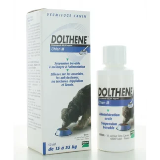 Vermifuge Dolthene Chien M 13-33kg 50 ml