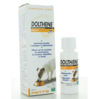 Vermifuge Dolthene Chien S jusqu'à 13kg 20ml