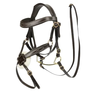 Bridon Muserolle Croisée Hobby Horse LeMieux