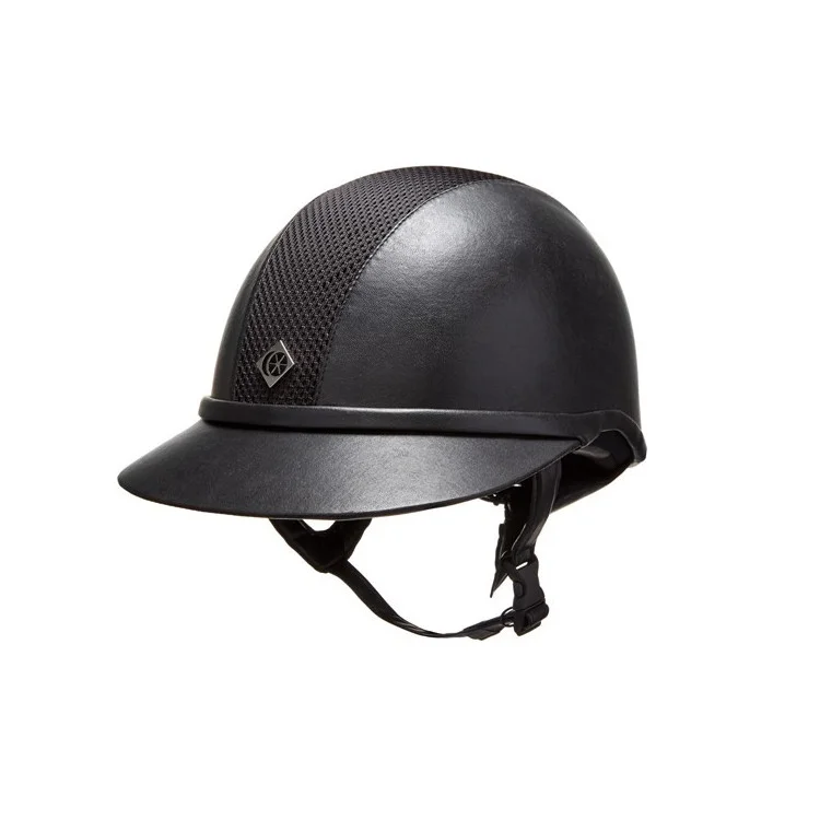 Casque Charles Owen SP8 Leather Look Plus