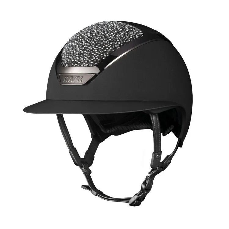 Casque Kask Star Lady Swarovski Galuchat