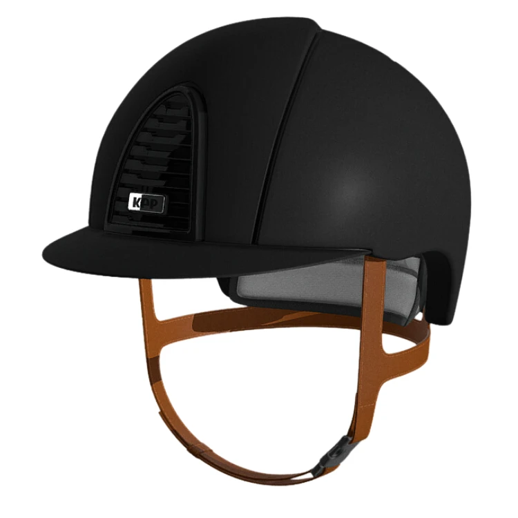 Casque Kep 2.0 Cromo Matt Jugulaire Beige