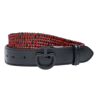 Ceinture Cavalleria Toscana Man Leather Wool Elastic