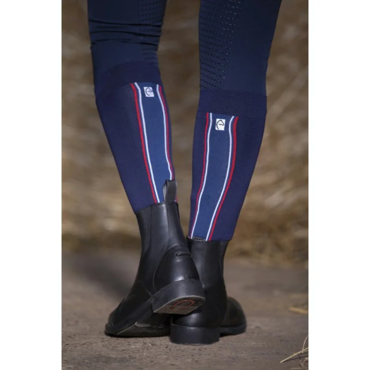 Chaussettes Equithème "Bleu Blanc Rouge"