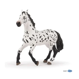 Cheval Appaloosa Noir Papo