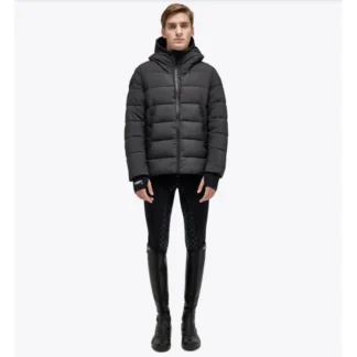 Doudoune Cavalleria Toscana Geo Cut Nylon Hooded Puffer